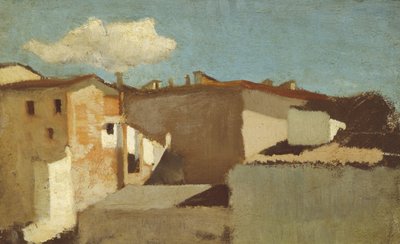 Tejados al sol de Raffaello Sernesi